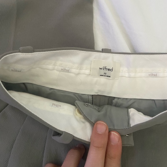 Wilfred Effortless Pant- Sage Green (Tall, 00) - Picture 2 of 4